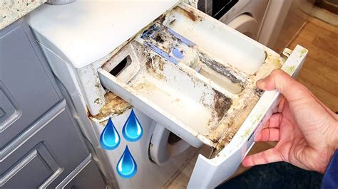 Water leaking from washing machine dispenser